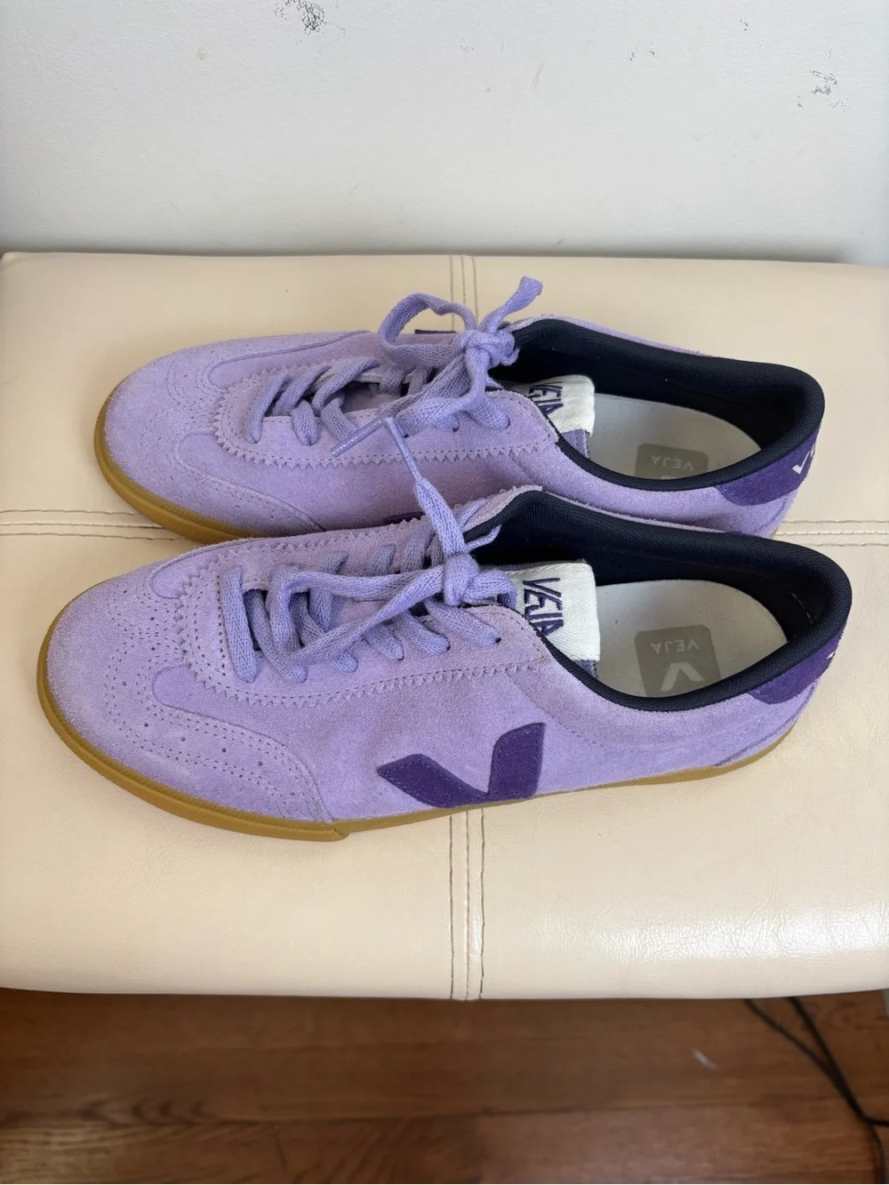 Veja Volley Suede Sneakers in the Lavande Purple Size 8
